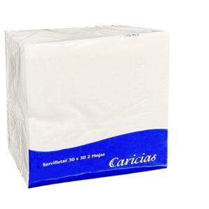 SERVILLETA 30X30 BLANCA 2 CAPAS