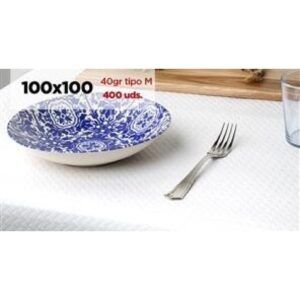 MANTEL DE PAPEL CORTADO 100X100